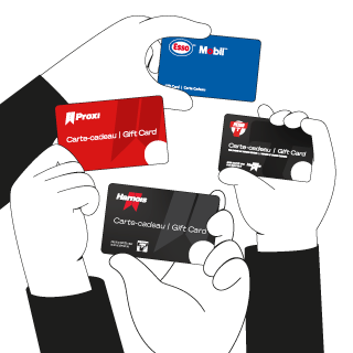 Nos cartes-cadeaux